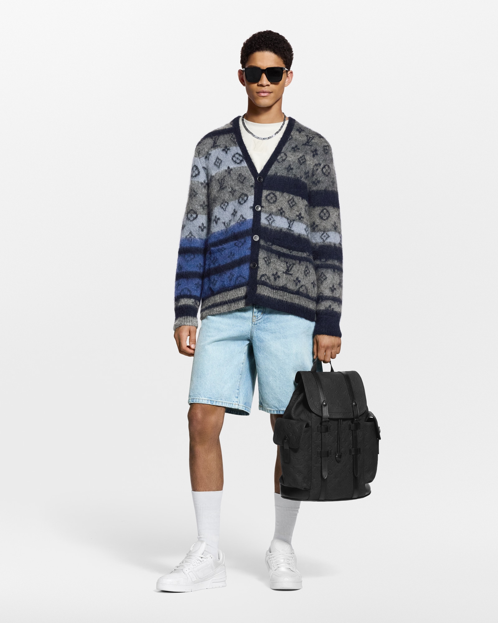 Monogram Mohair Cardigan - Men - Ready-to-Wear | LOUIS VUITTON ®